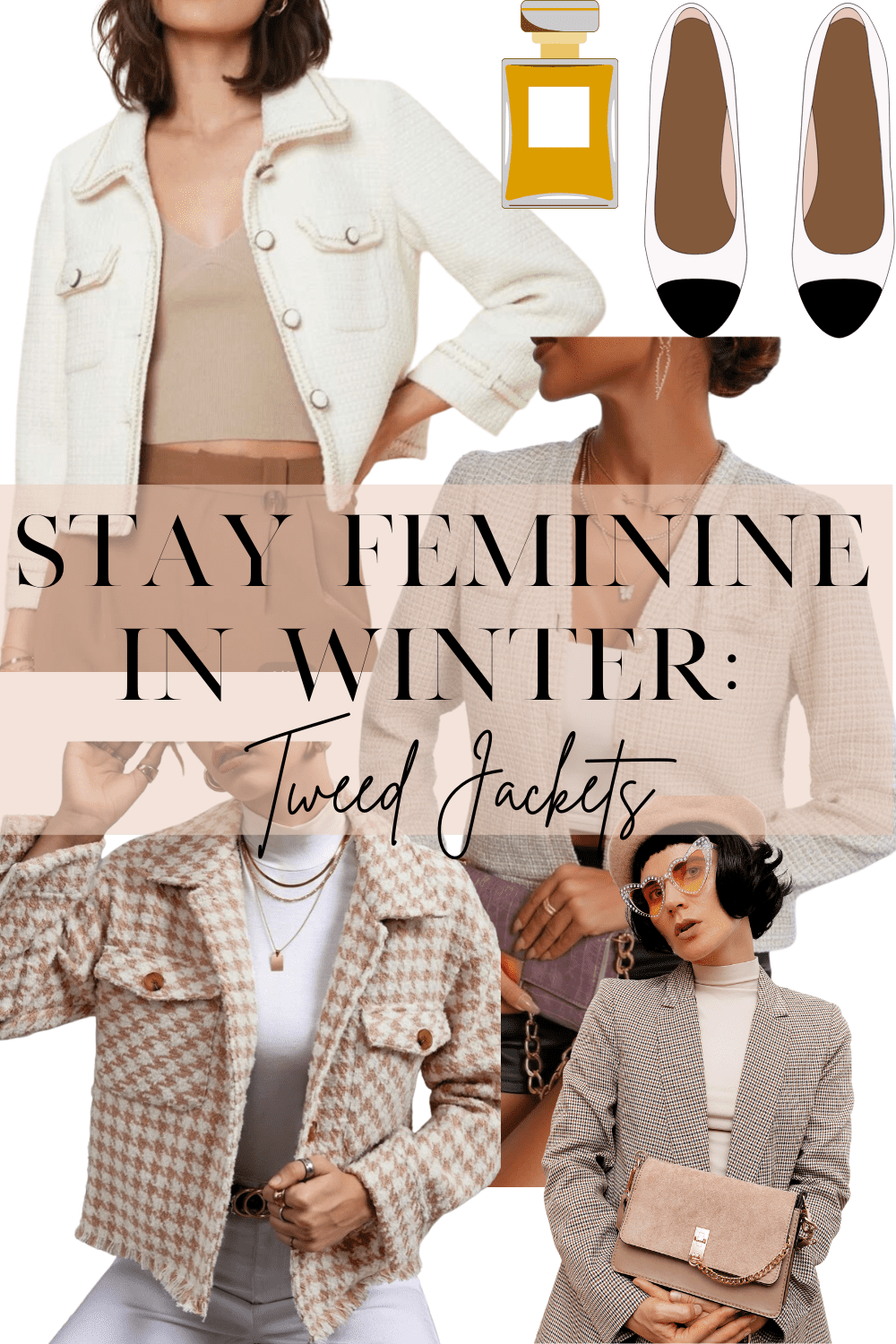 How To Dress Feminine In Winter | 7 Winter Tweed Jackets